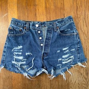 Levi’s high waisted short shorts size small